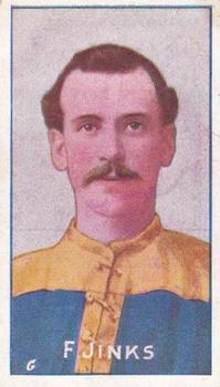 1908-09 Sniders and Abrahams Australian Footballers - Victorian League Players Series D #NNO Fred Jinks Front